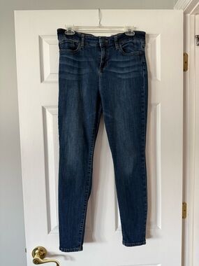 GAP Women's Dark Indigo High-Rise Skinny Jeans